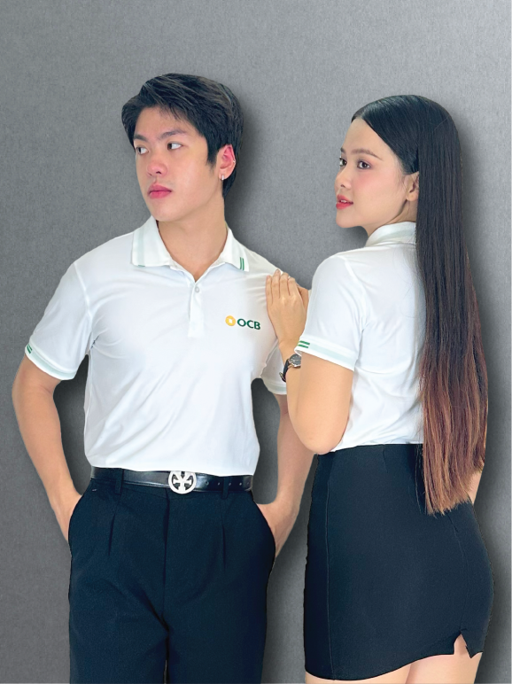 Áo Polo Monopoly - Đường Bo Phối Màu Xanh